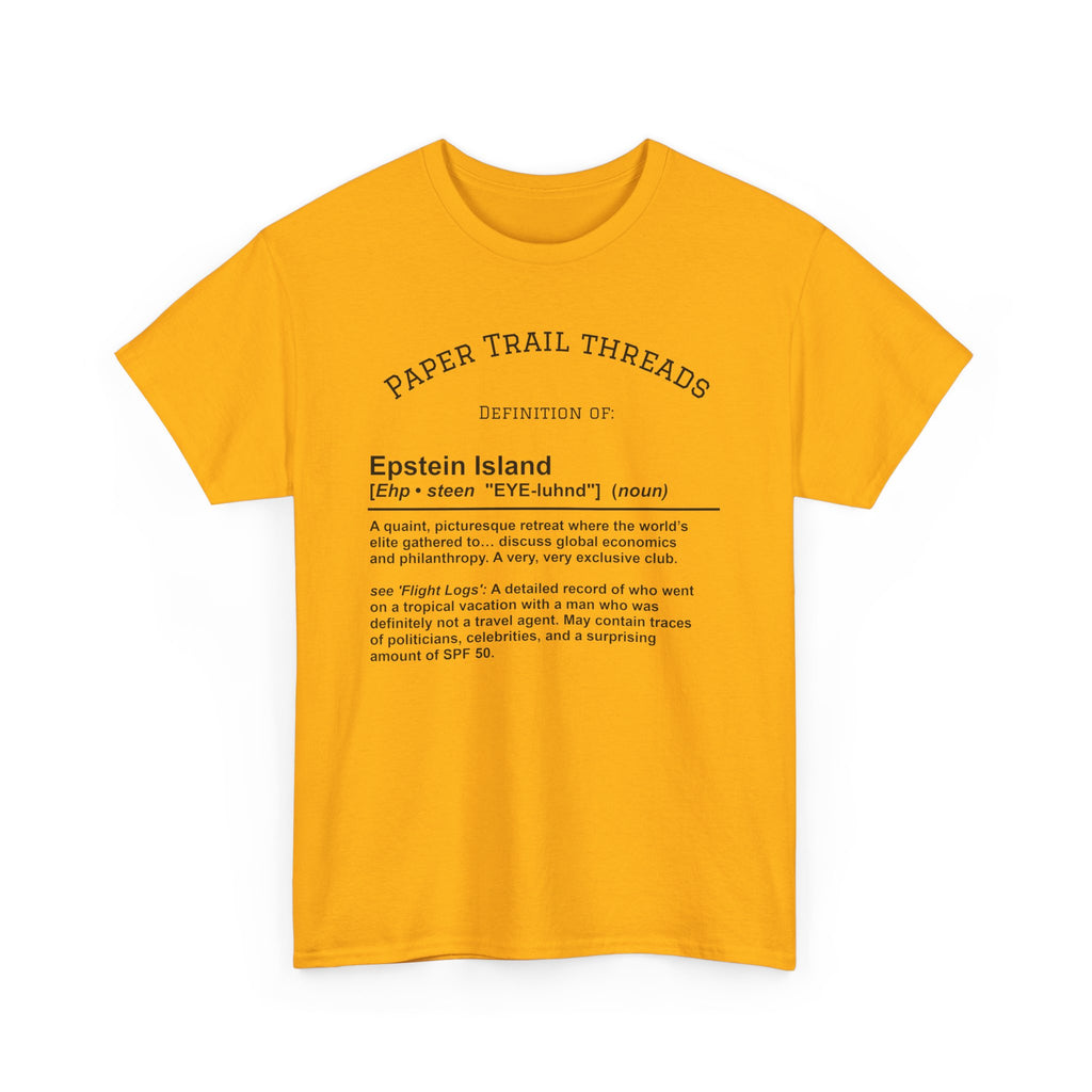 Epstein Island T-Shirt, Unisex Cotton Tee, Fun Graphic Tee, Beachwear, Unique Gift for Friends
