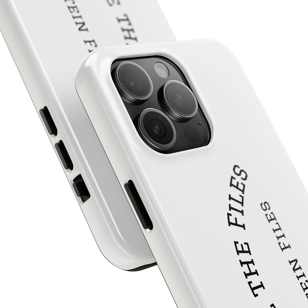 Epstein Files Tough Phone Cases | Unique Phone Protection, Trendy Gift, Statement Piece, Pop Culture Accessory, Functional Fashion