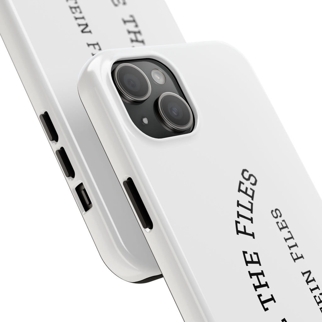 Epstein Files Tough Phone Cases | Unique Phone Protection, Trendy Gift, Statement Piece, Pop Culture Accessory, Functional Fashion
