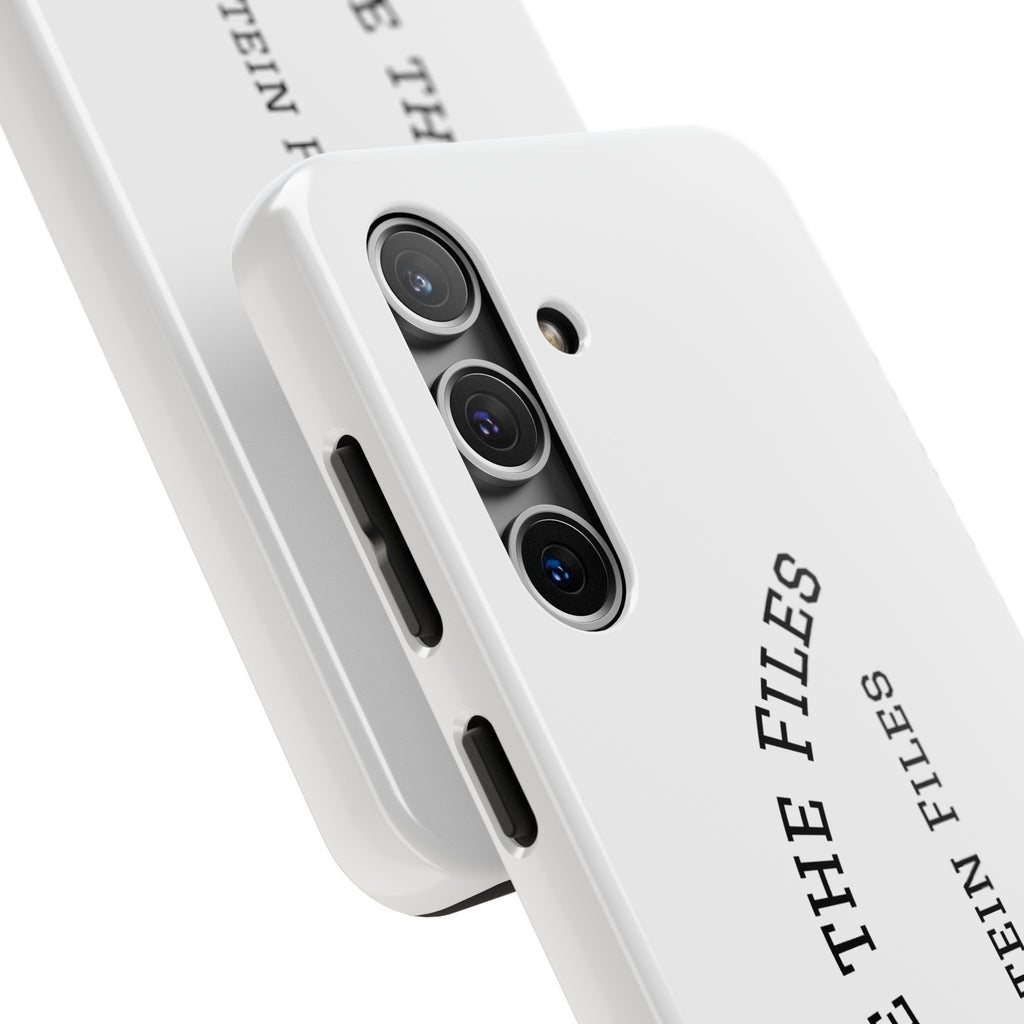 Epstein Files Tough Phone Cases | Unique Phone Protection, Trendy Gift, Statement Piece, Pop Culture Accessory, Functional Fashion